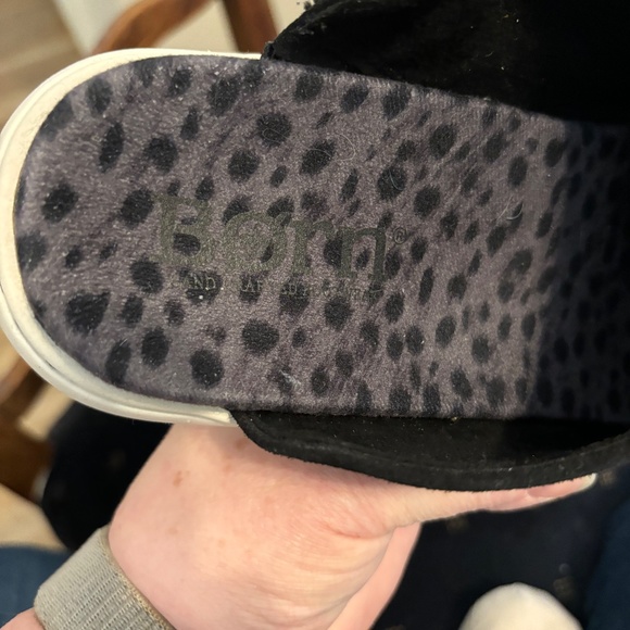Born Black suede mules sz 10 - Picture 5 of 5